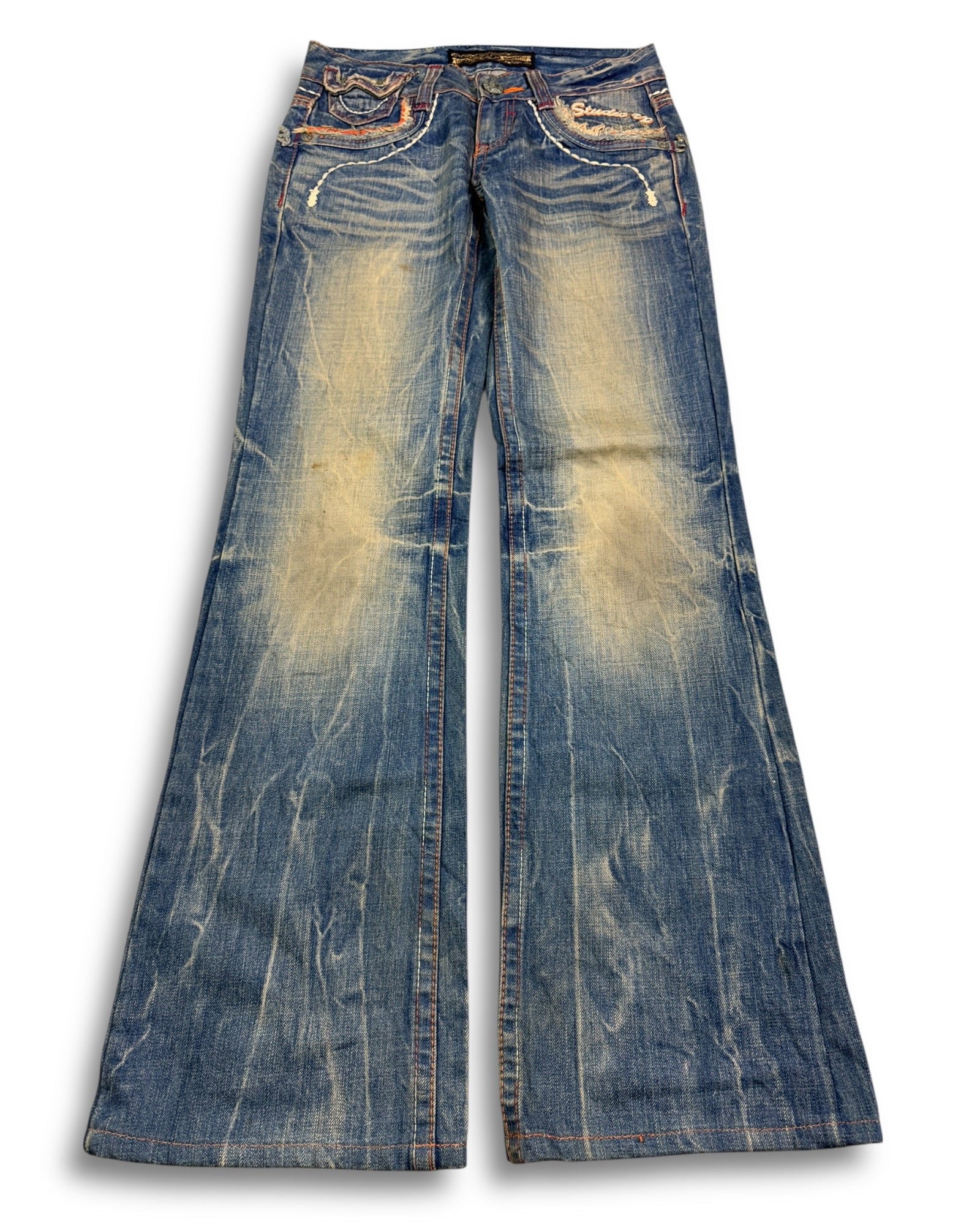 2000's Studio R.P. Low Waist/Bootcut Japanese Archive Jeans Women's *very rare 28x30 (S)