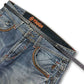 2000's Tough Jeansmith Straight/Baggy Japanese Jeans *rare 38x30 (XXL)
