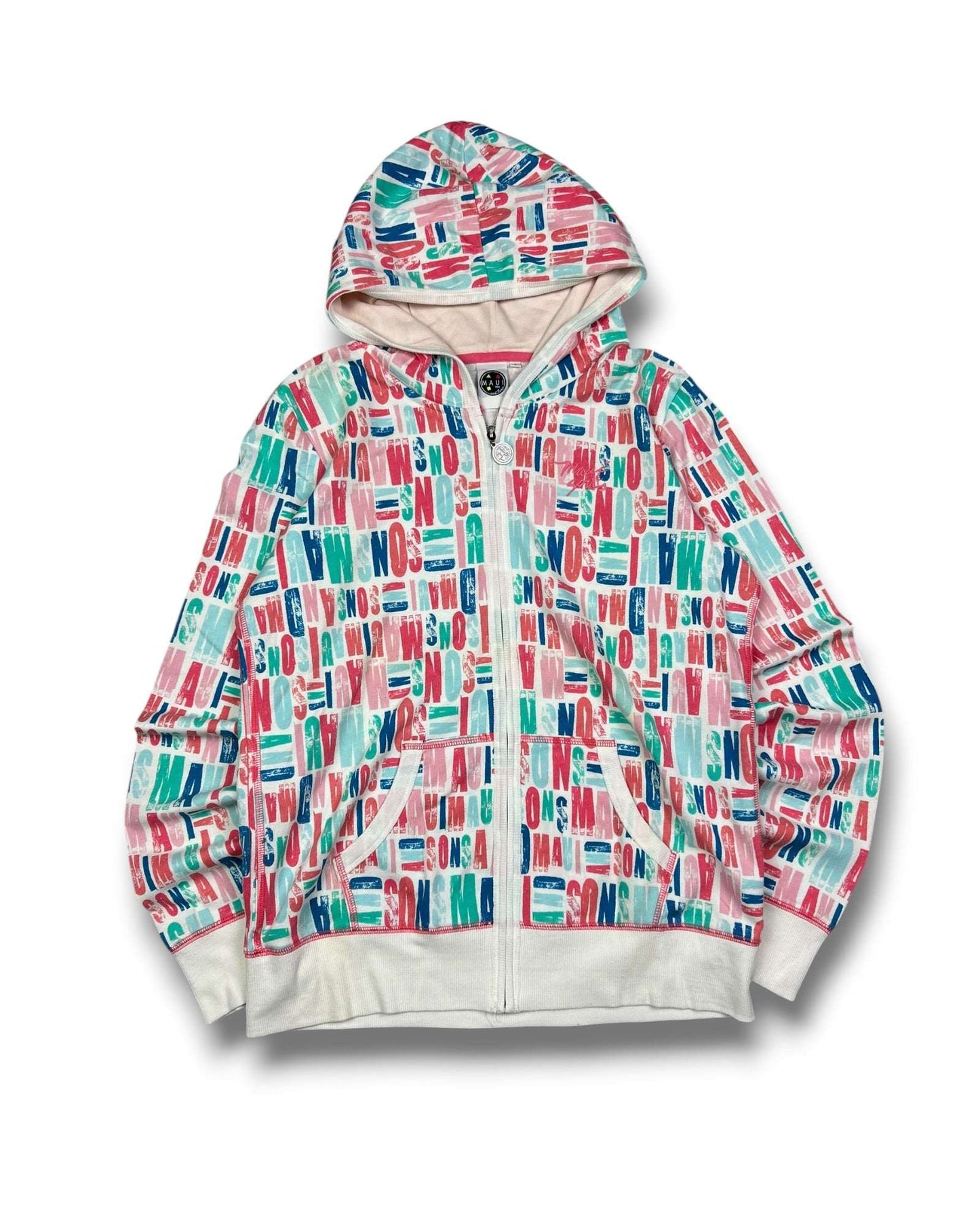 2000's Maui And Sons Zip Hoodie Women's * (L)