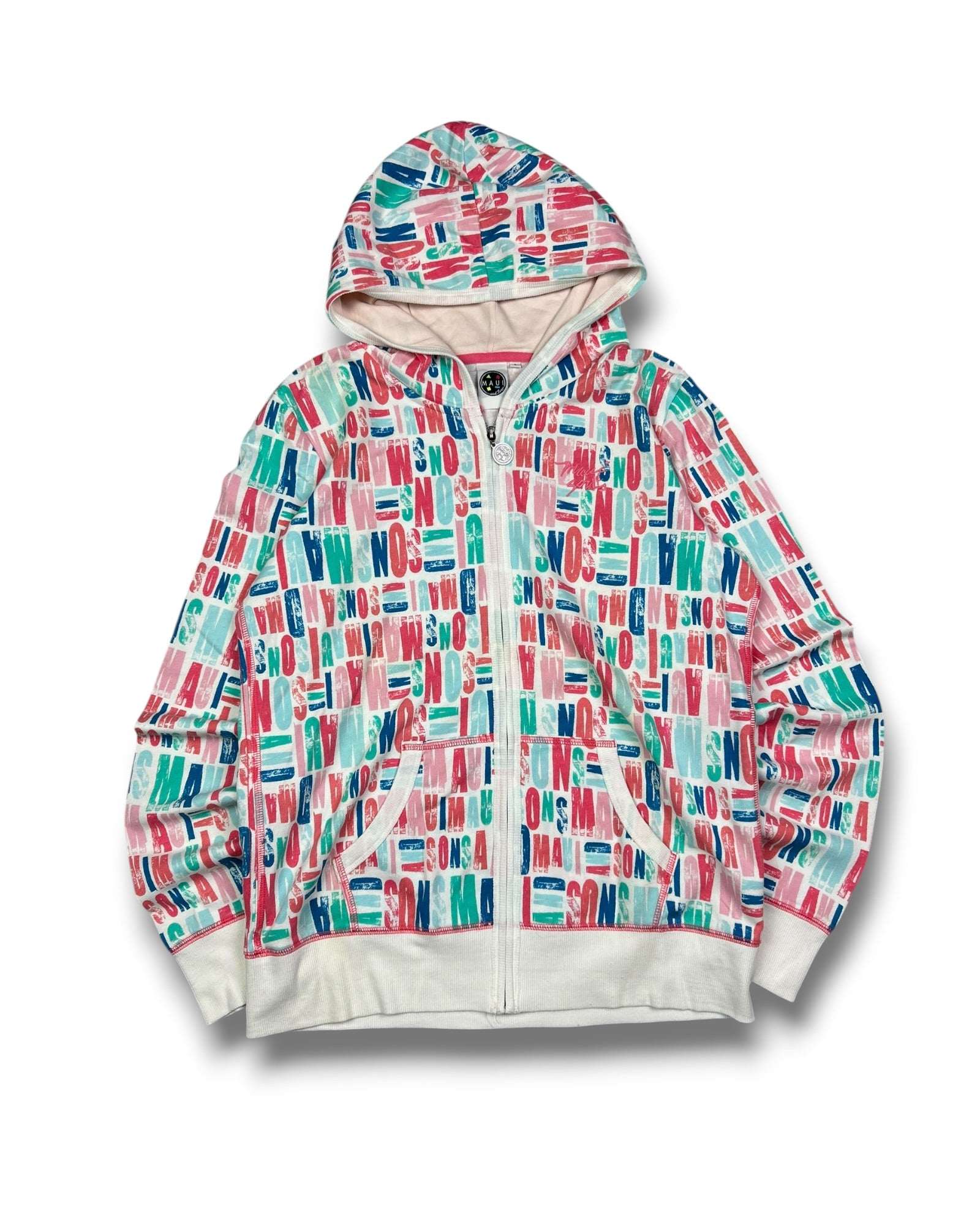 2000's Maui And Sons Zip Hoodie Women's * (L)