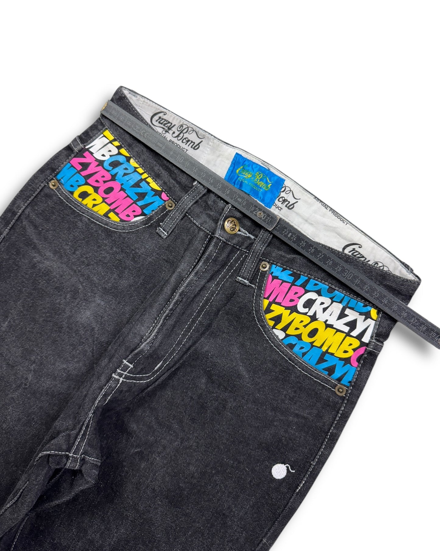 2000's Crazy Bomb Straight Jeans *very rare 28x32 (XS)