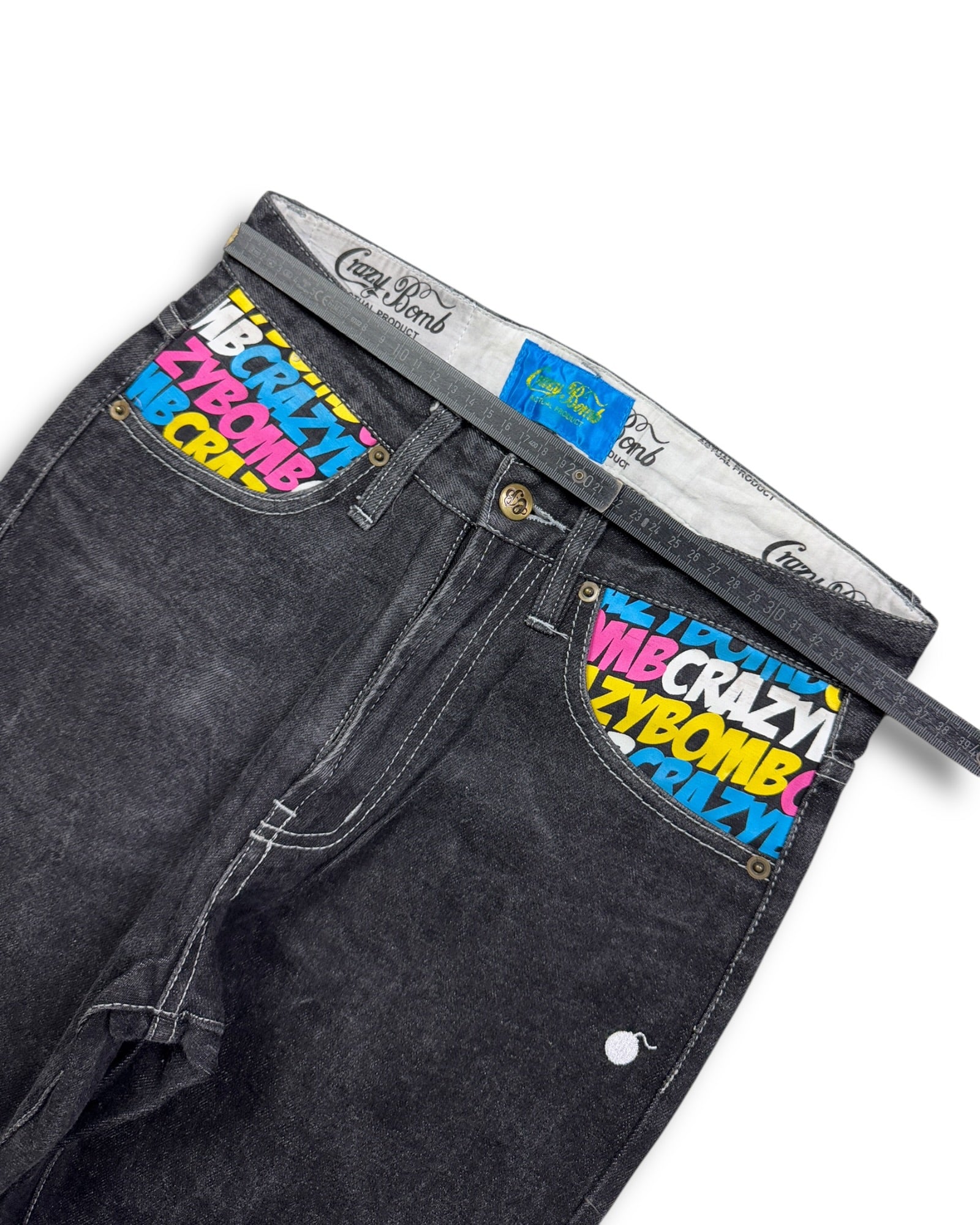 2000's Crazy Bomb Straight Jeans *very rare 28x32 (XS)