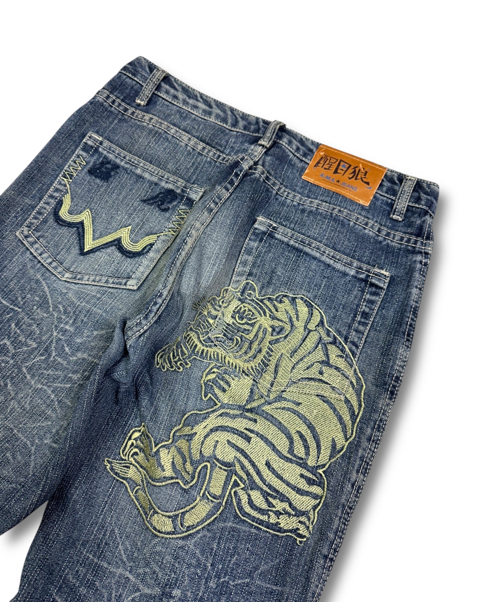 2000's XML Straight Japanese Jeans *rare 32x32 (M)