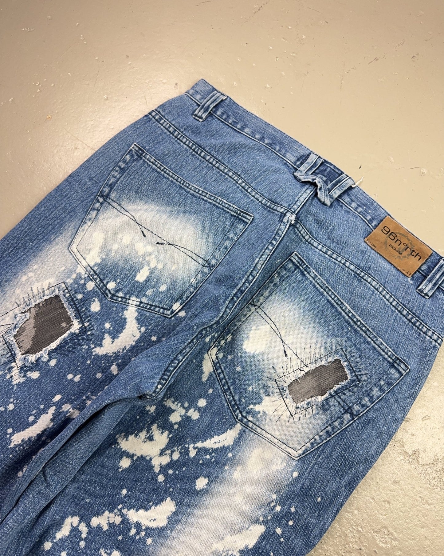 2000's 96 North Hip Hop Baggy Jeans *very rare 38x34 (XXL)