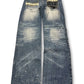 2000's Qilianshi Straight/Baggy Japanese Style Jeans *rare 32x32 (M)