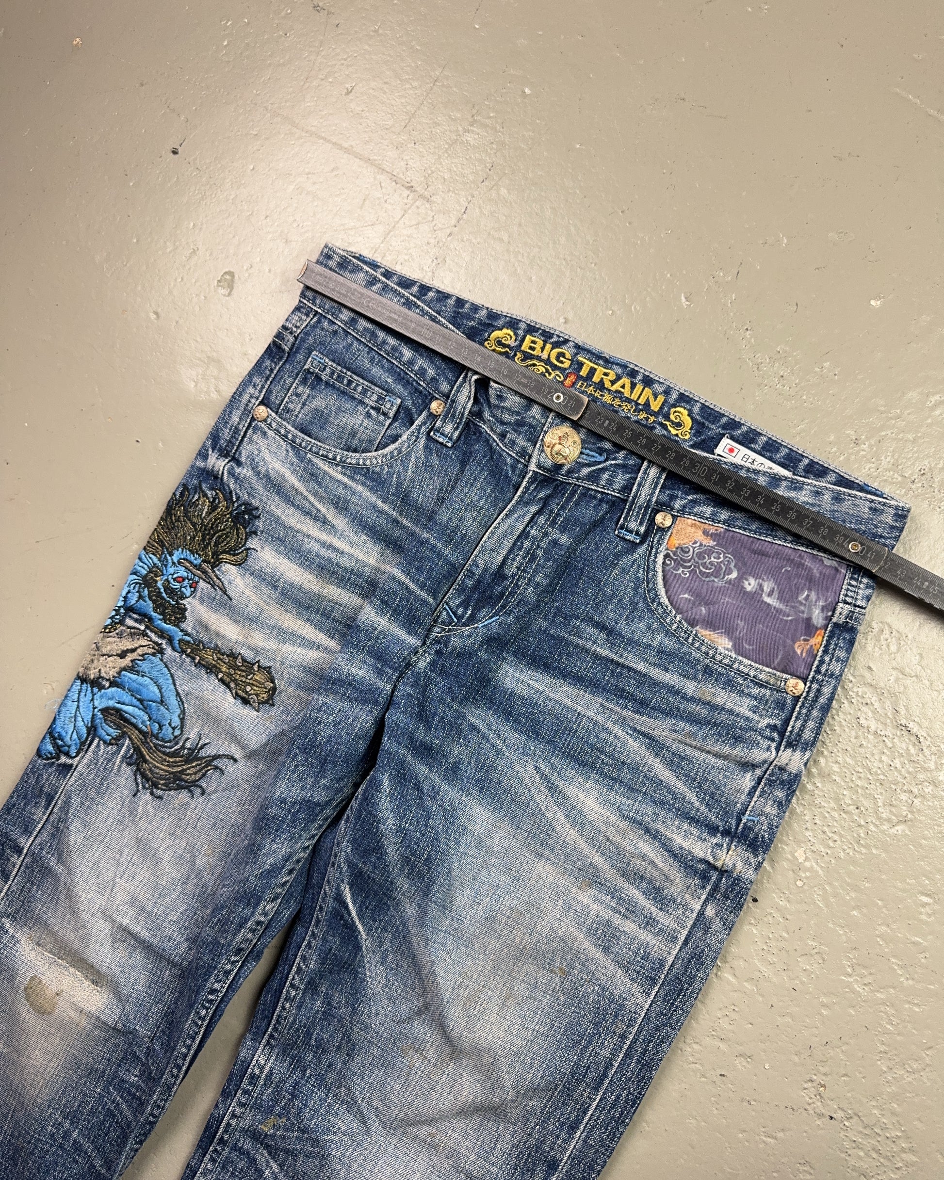 2000's Big Train Japanese Archive Straight Jeans *very rare 32x30 (M)
