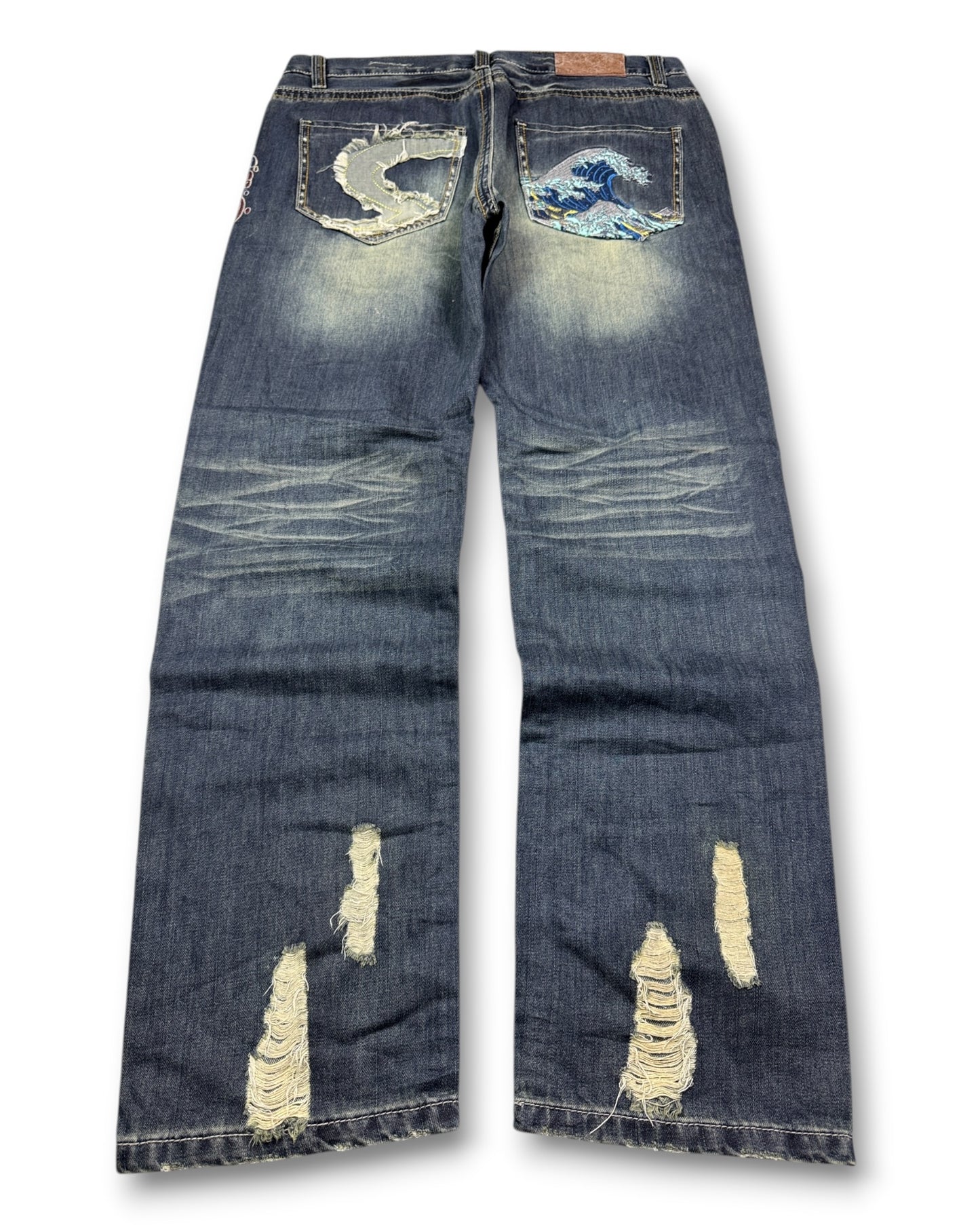 2000's Osaka Big Train Japanese Archive Baggy Jeans *rare 36x32 (XL)
