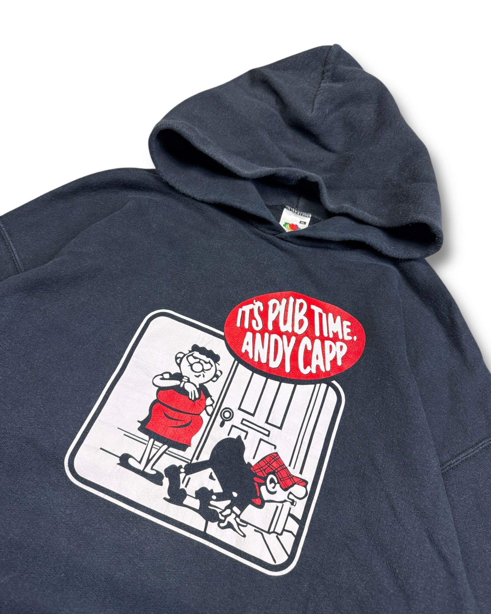 1990's Fruit Of The Loom Hoodie *rare (XL)