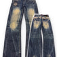 2000's J.Daniel Deadstock Archive Baggy/Straight Jeans *very rare 28x32