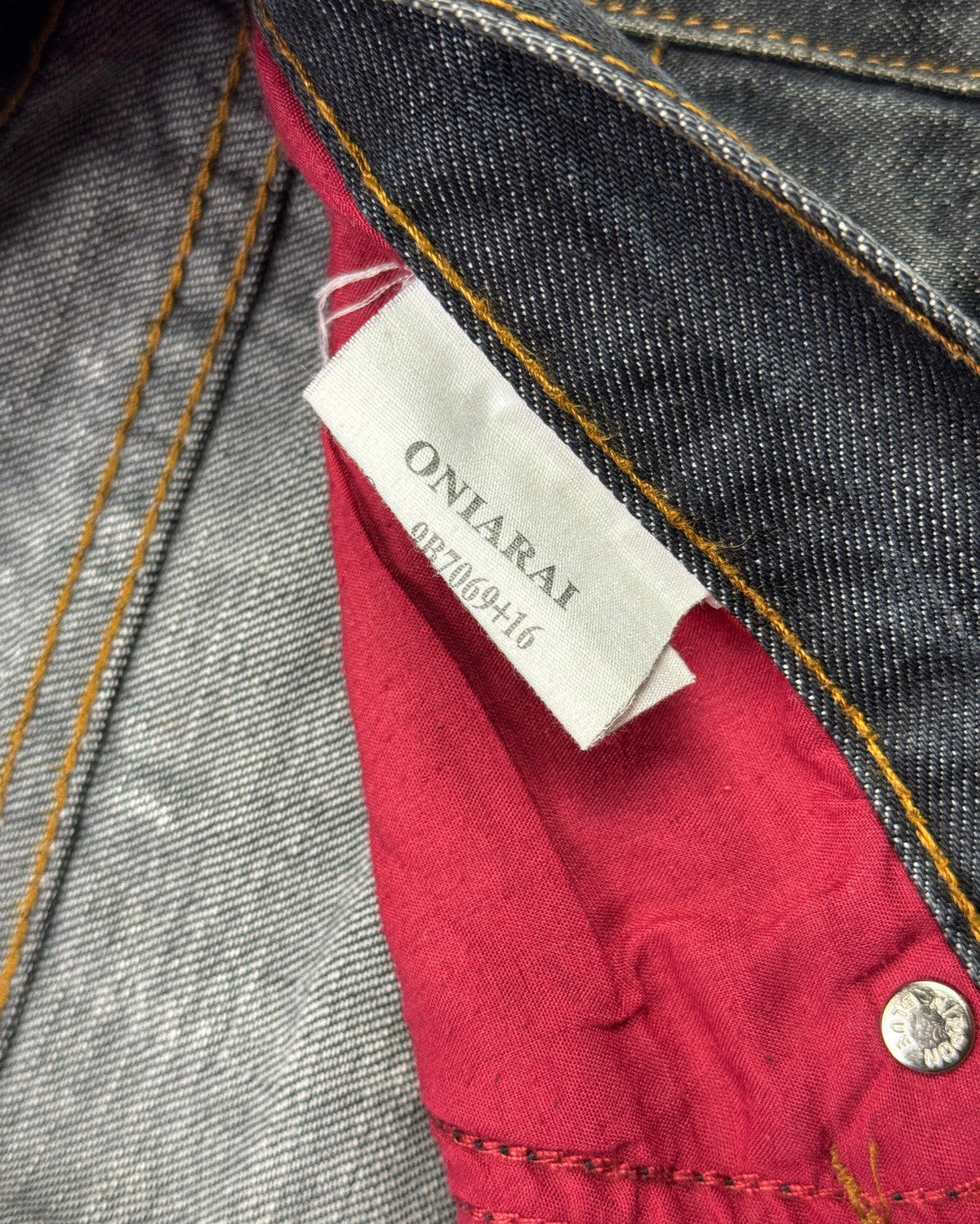 2000's Oniarai Japanese Baggy/Bootcut Jeans *rare 38x34 (XXL)