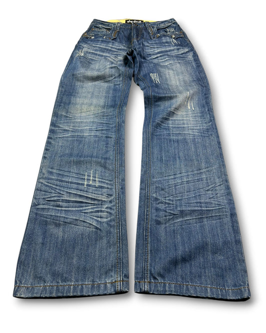 2000's Japanese Style Straight/Baggy Jeans *rare 30x32 (M)