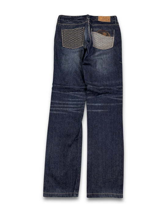 2000's Big Train Slim/Straight Japanese Jeans *rare 30x30 (M)