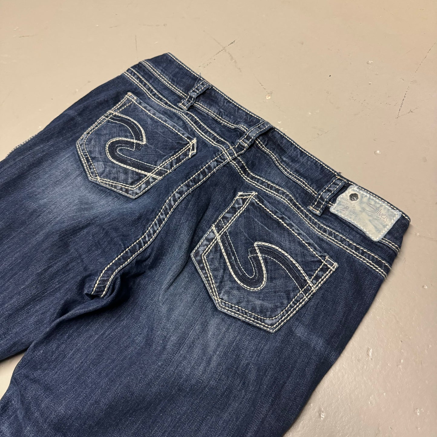 Y2K Silver Jeans Women‘s (XL)