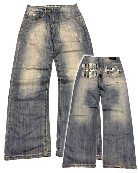 2000‘s Phat Farm Vintage Hip Hop Baggy Jeans *rare 30x32