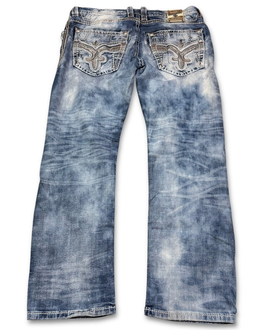 2000‘s Rock Revival Straight Jeans *rare 40x32