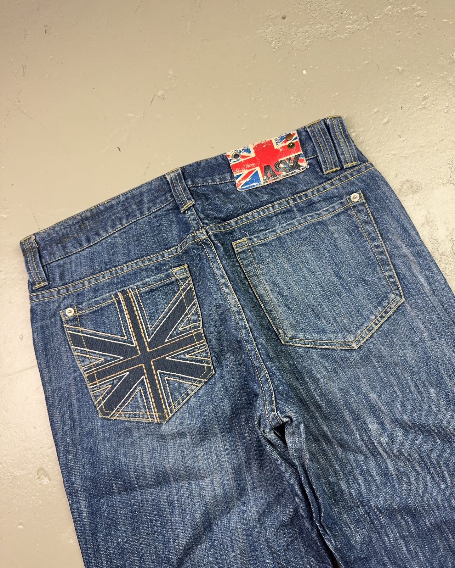 2000's Ask Korean Archive Baggy/Bootcut Jeans *rare 32x32 (M)