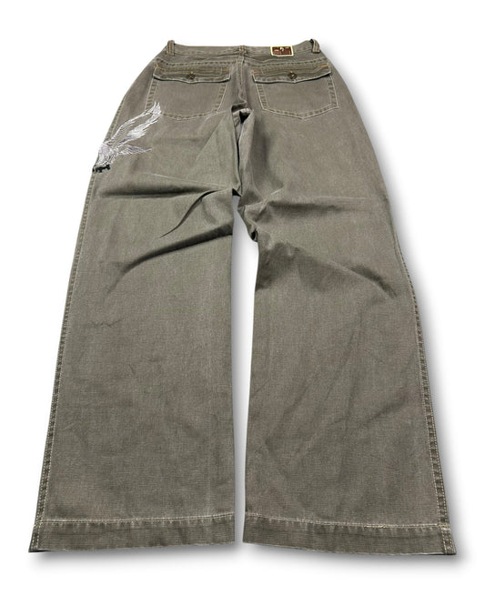 2000's Yue Straight/Baggy Japanese Style Jeans * 28x32 (S)