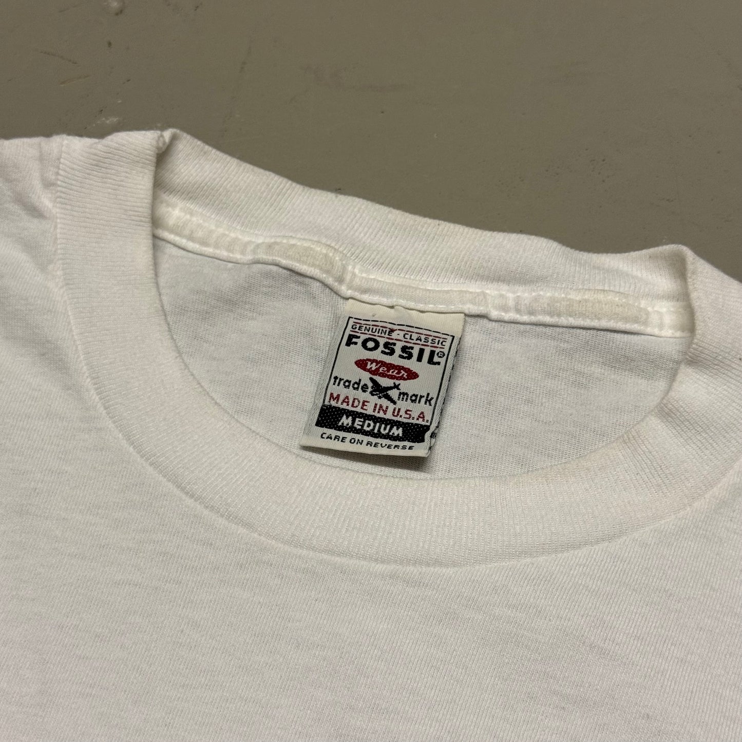 1990‘s Fossil Vintage Shirt made in U.S.A. *very rare (M)
