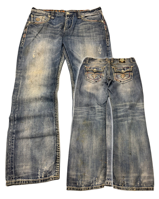 2000‘s Rock Revival Baggy Jeans *sehr selten 38x34