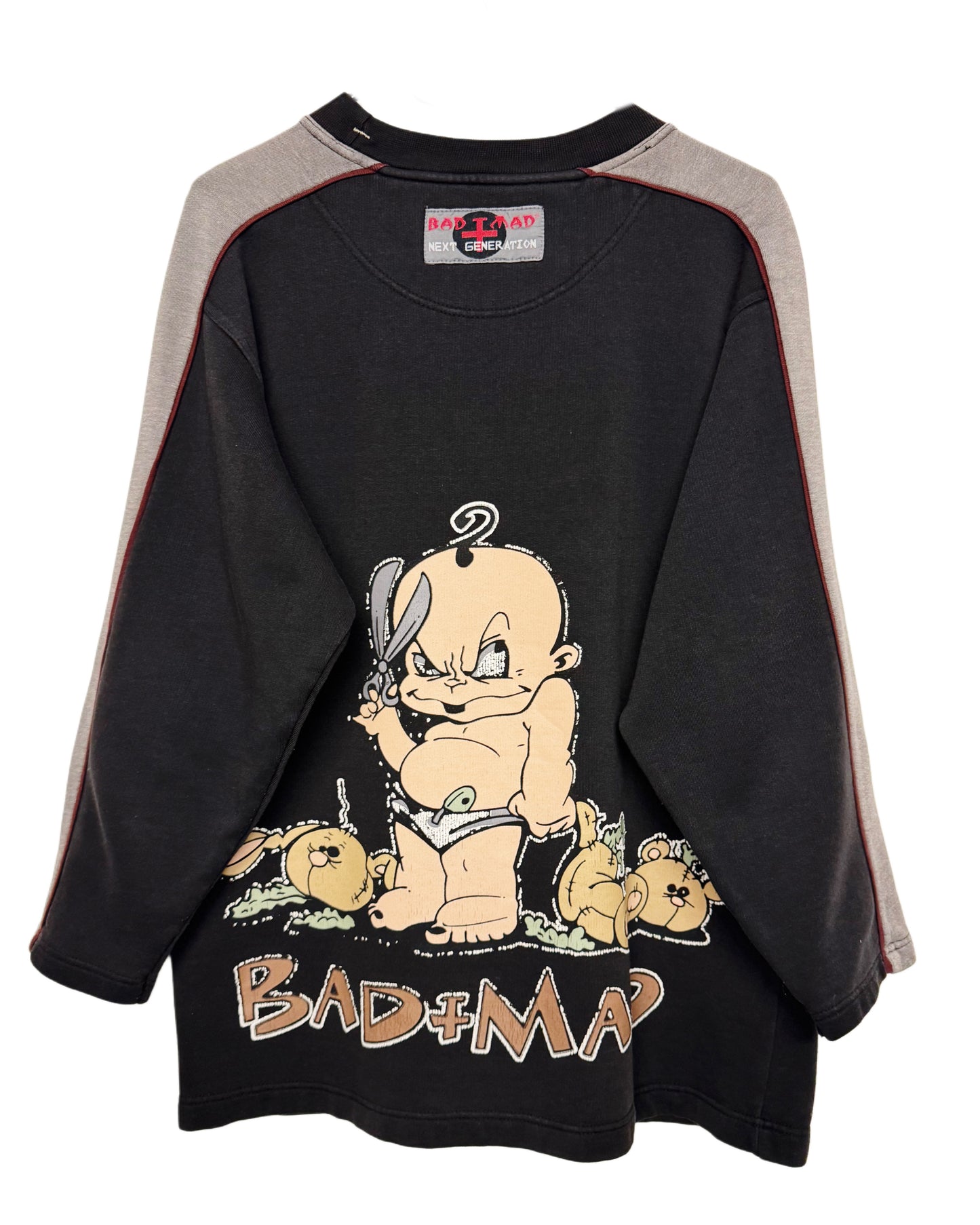 2000‘s Bad+Mad Hip Hop Y2K/Vintage Sweater *sehr selten (S)