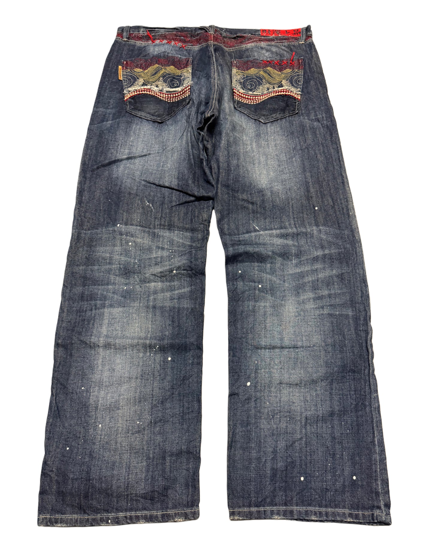 2000‘s Akademiks Japanese Style Baggy Jeans *very rare 44x36