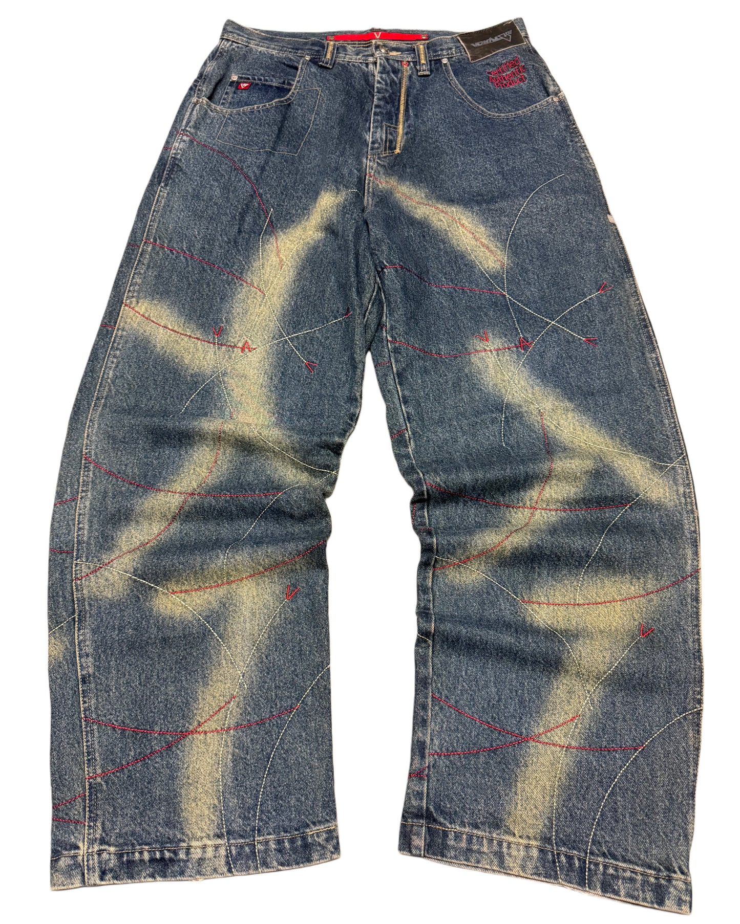 90‘s Vokal Baggy Hip Hop Jeans *sehr selten 34x32