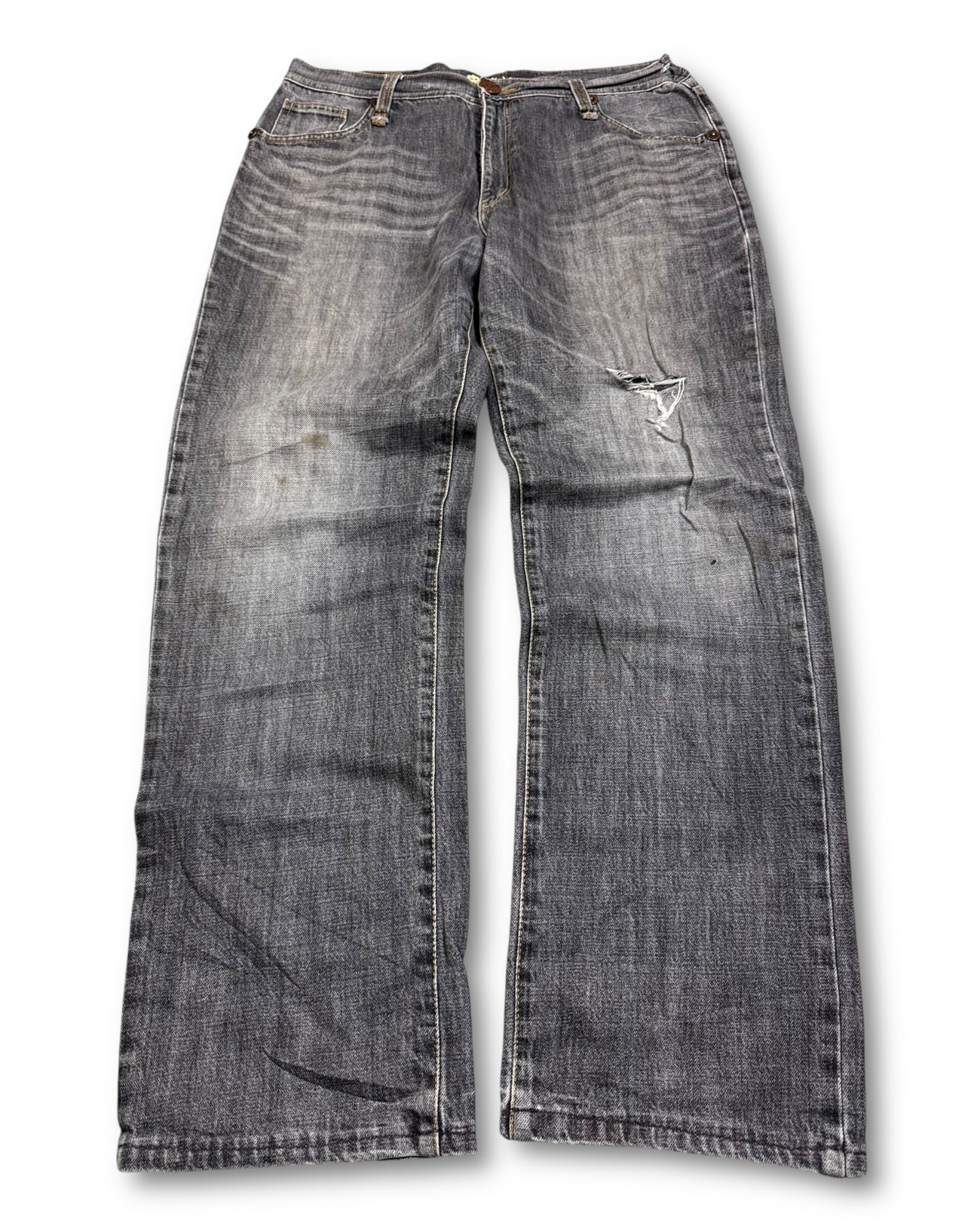 2000's Oniarai Baggy Japanese Jeans * 36x32 (XL)