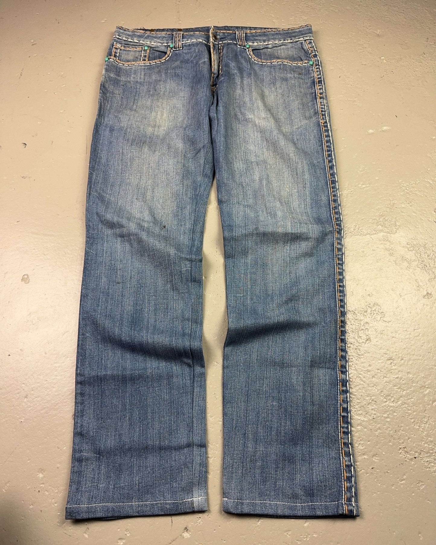 2000's People Of The World Straight Jeans *very rare 32x28 (M)
