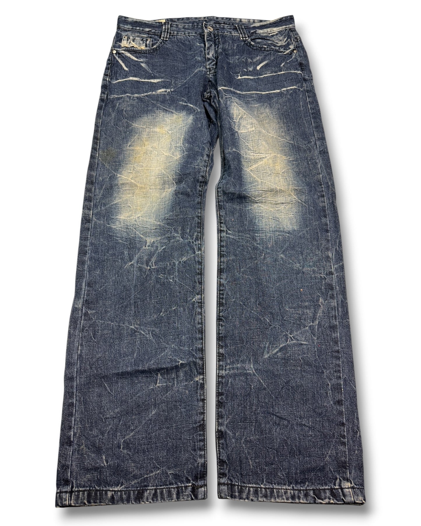 2000's Wooden Boat Japanese Straight/Baggy Jeans *rare 36x32 (XL)