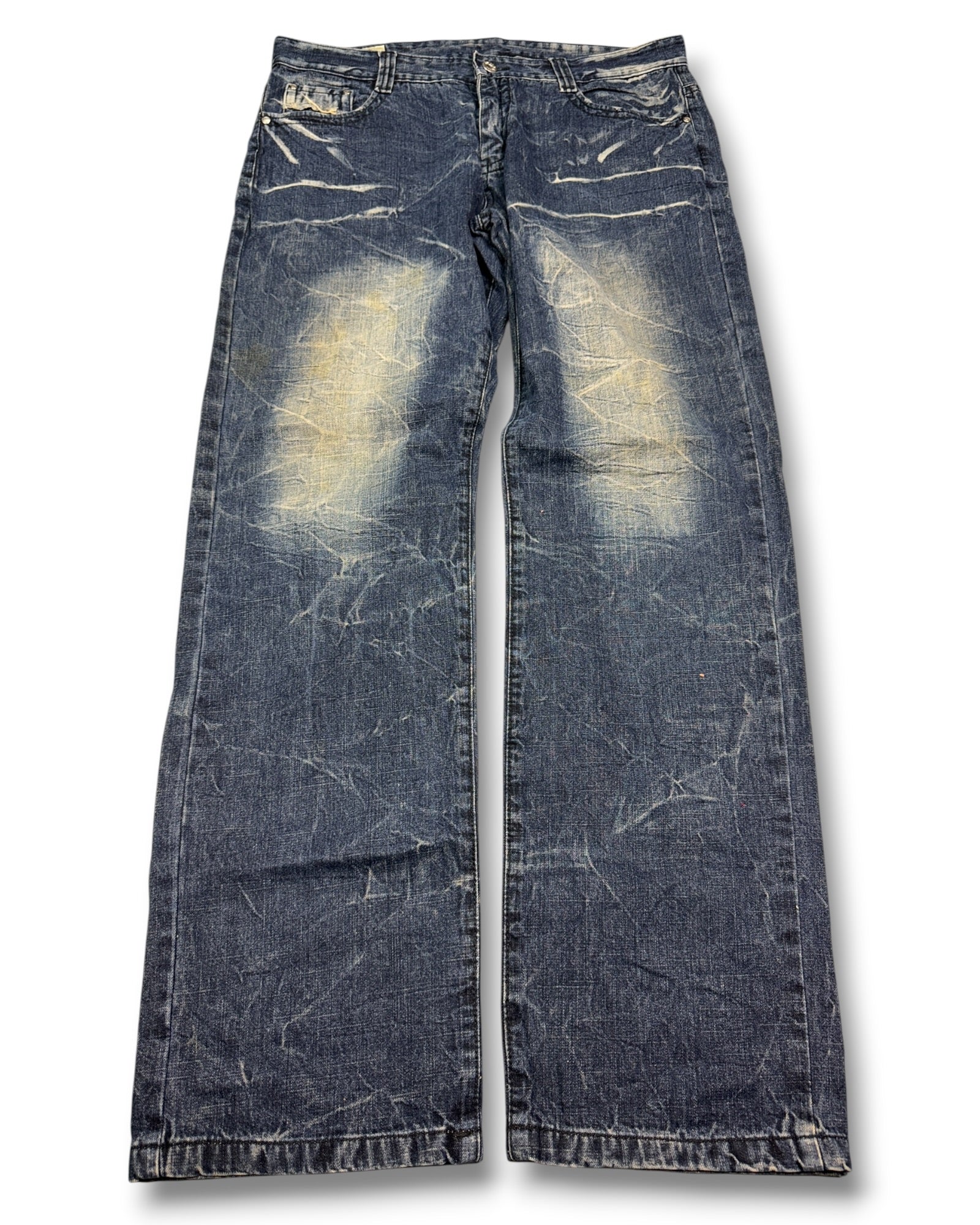 2000's Wooden Boat Japanese Straight/Baggy Jeans *rare 36x32 (XL)