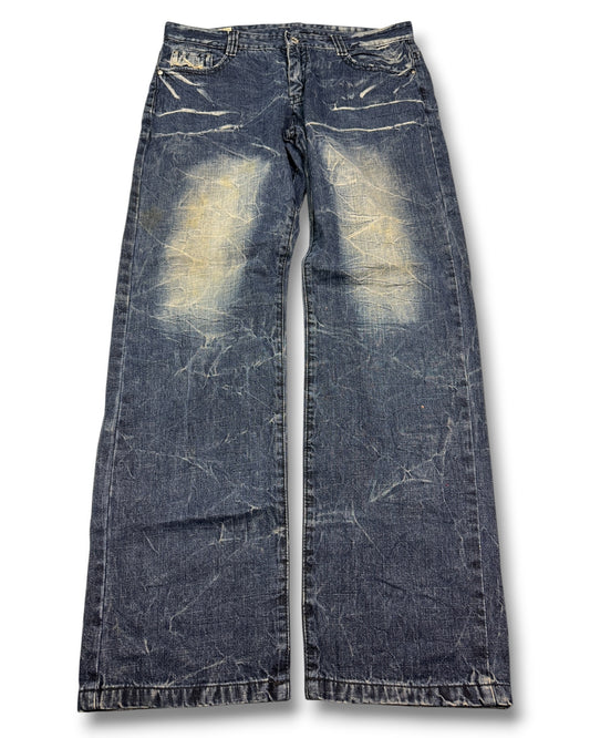 2000's Wooden Boat Japanese Straight/Baggy Jeans *rare 36x32 (XL)