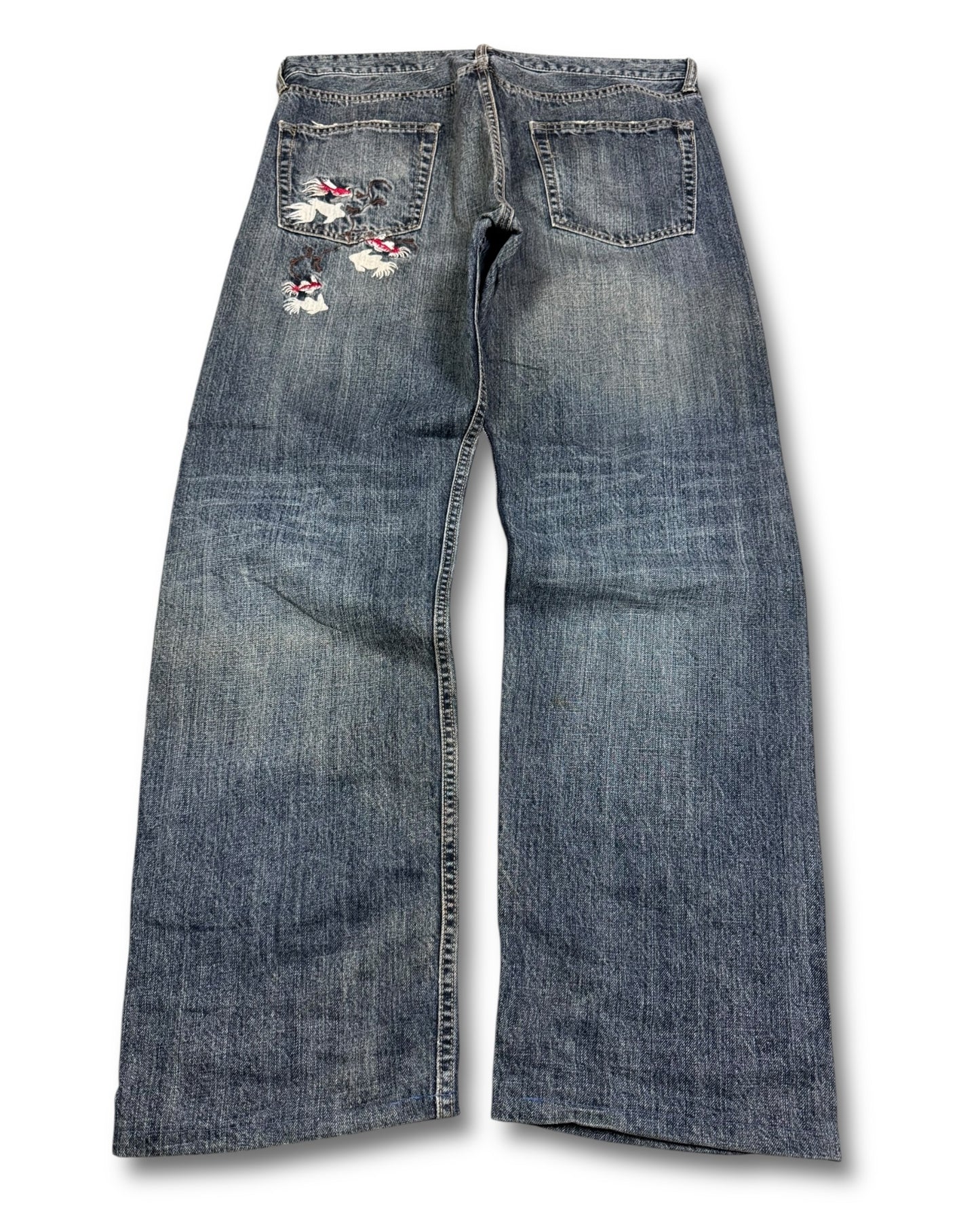 2000's Japanese Baggy Jeans *rare 34x30 (L)