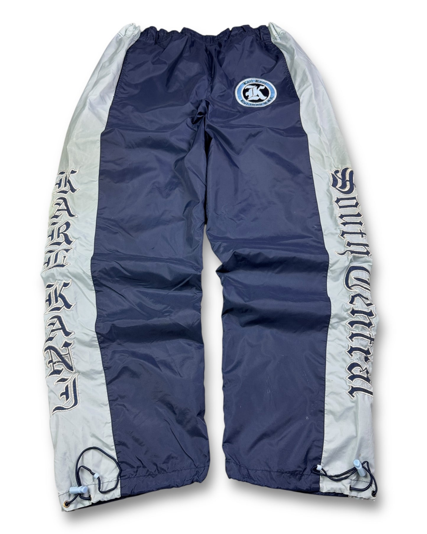 2000's Karl Kani Hip Hop Baggy Track Pants *very rare (XL)