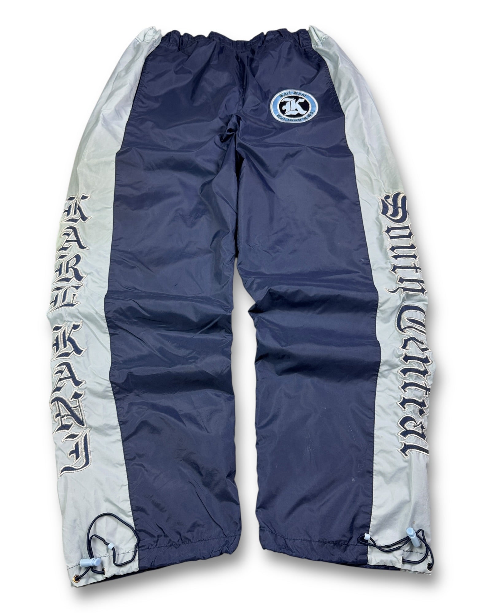 2000's Karl Kani Hip Hop Baggy Track Pants *very rare (XL)