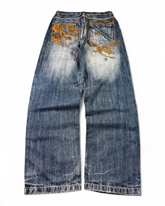 2000's Japanese Baggy Jeans *very rare 30x34 (M)