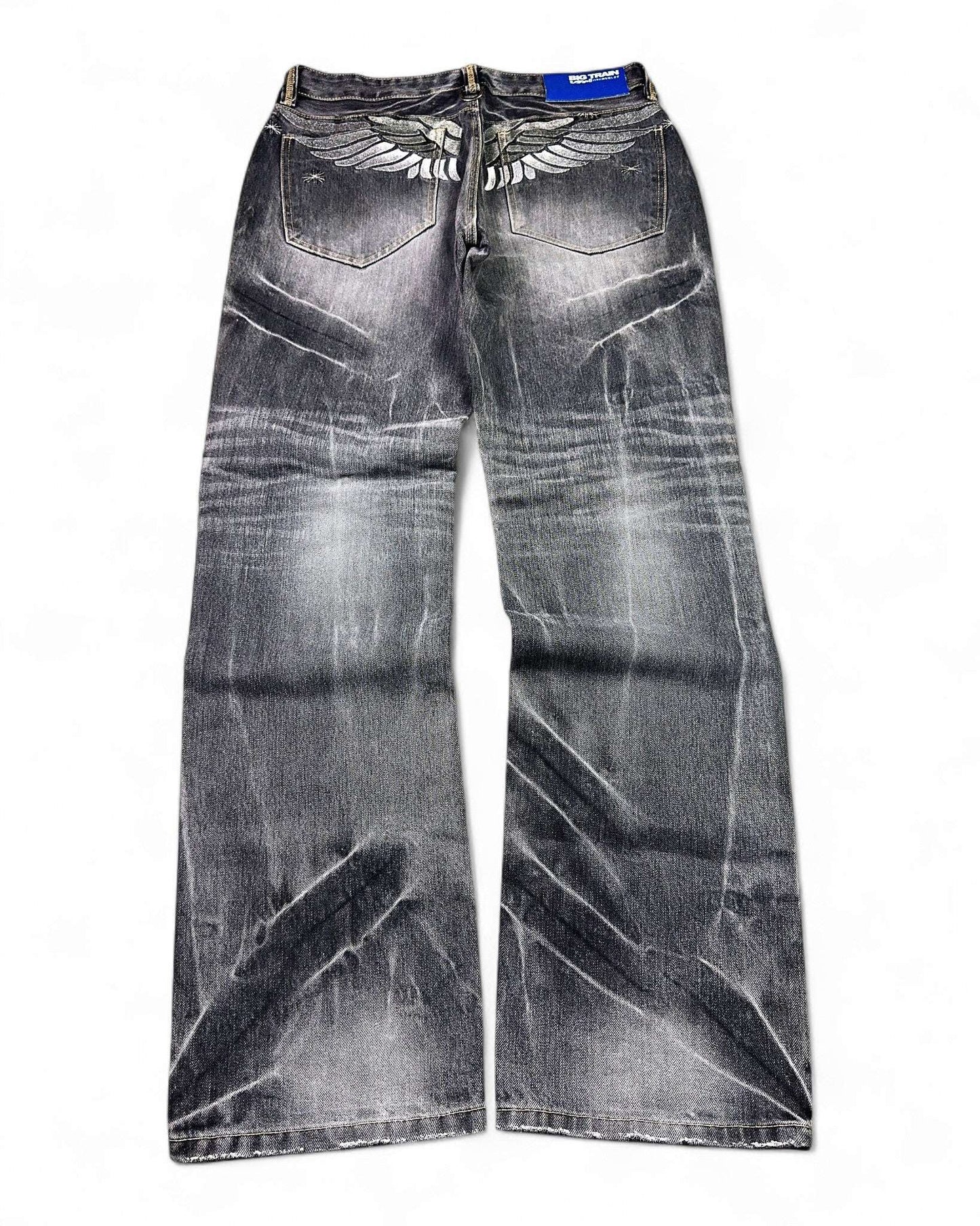 2000's Big Train Japanese Archive Straight/Baggy Jeans *very rare 32x32 (M)