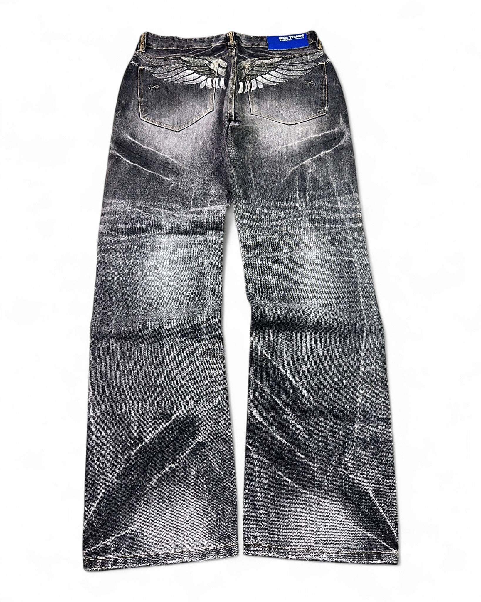 2000's Big Train Japanese Archive Straight/Baggy Jeans *very rare 32x32 (M)