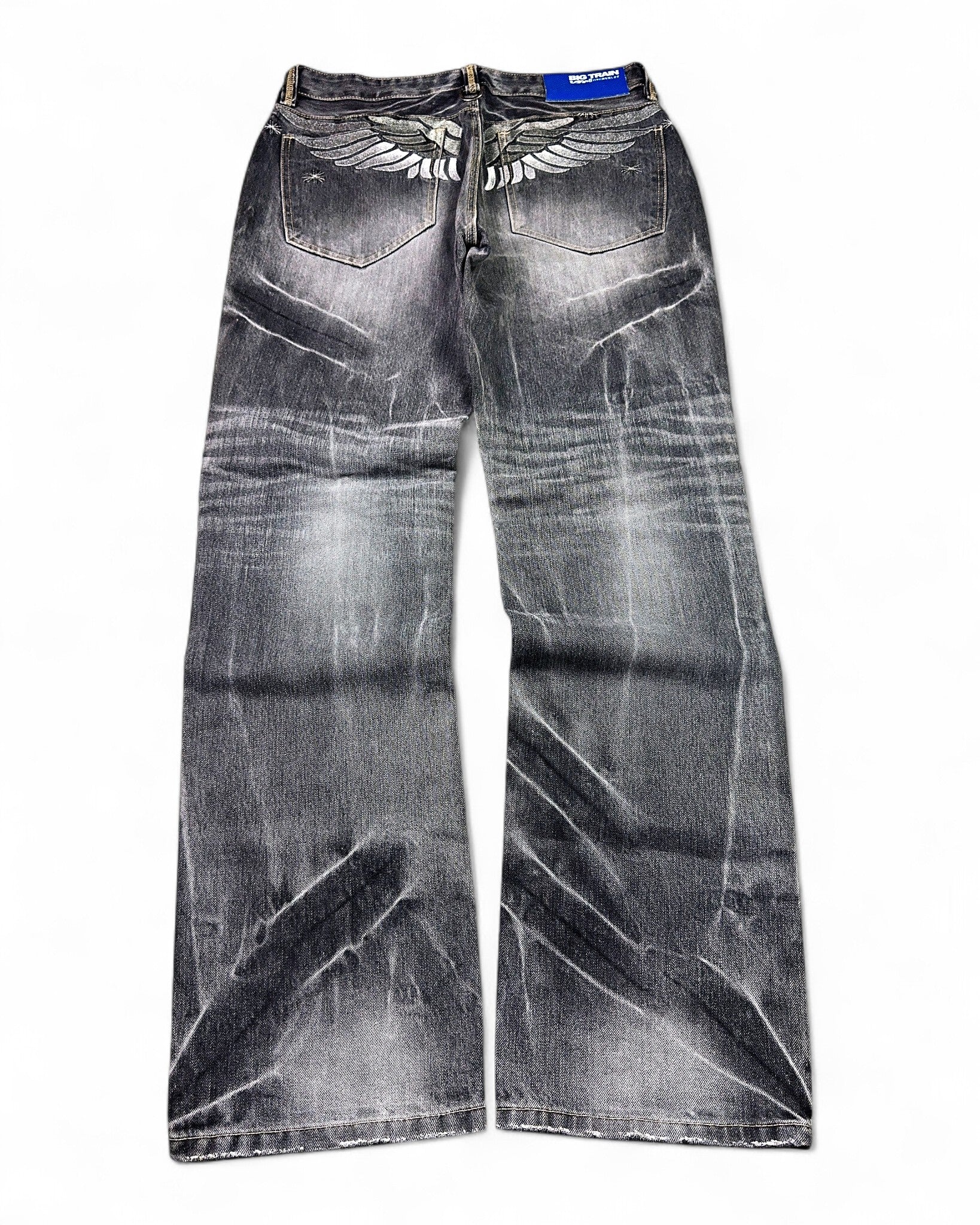 2000's Big Train Japanese Archive Straight/Baggy Jeans *very rare 32x32 (M)