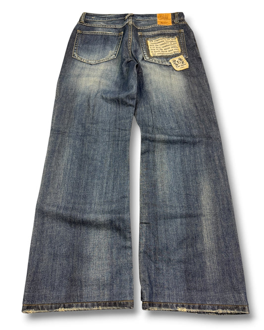 2000's Get Used Baggy Hip Hop Jeans *rare 30x30 (M)