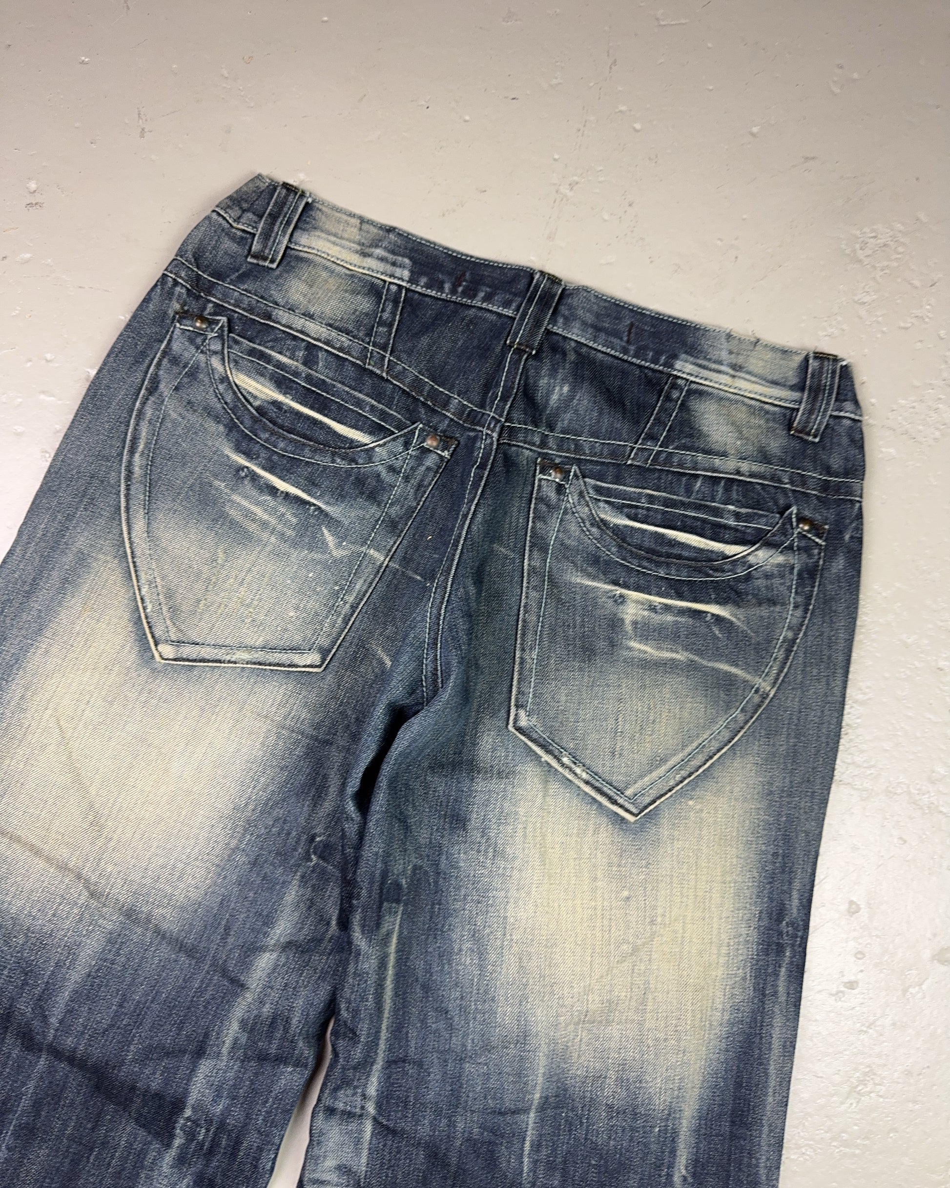 2000's Blue Luis Japanese Baggy Jeans *rare 34x30 (L)