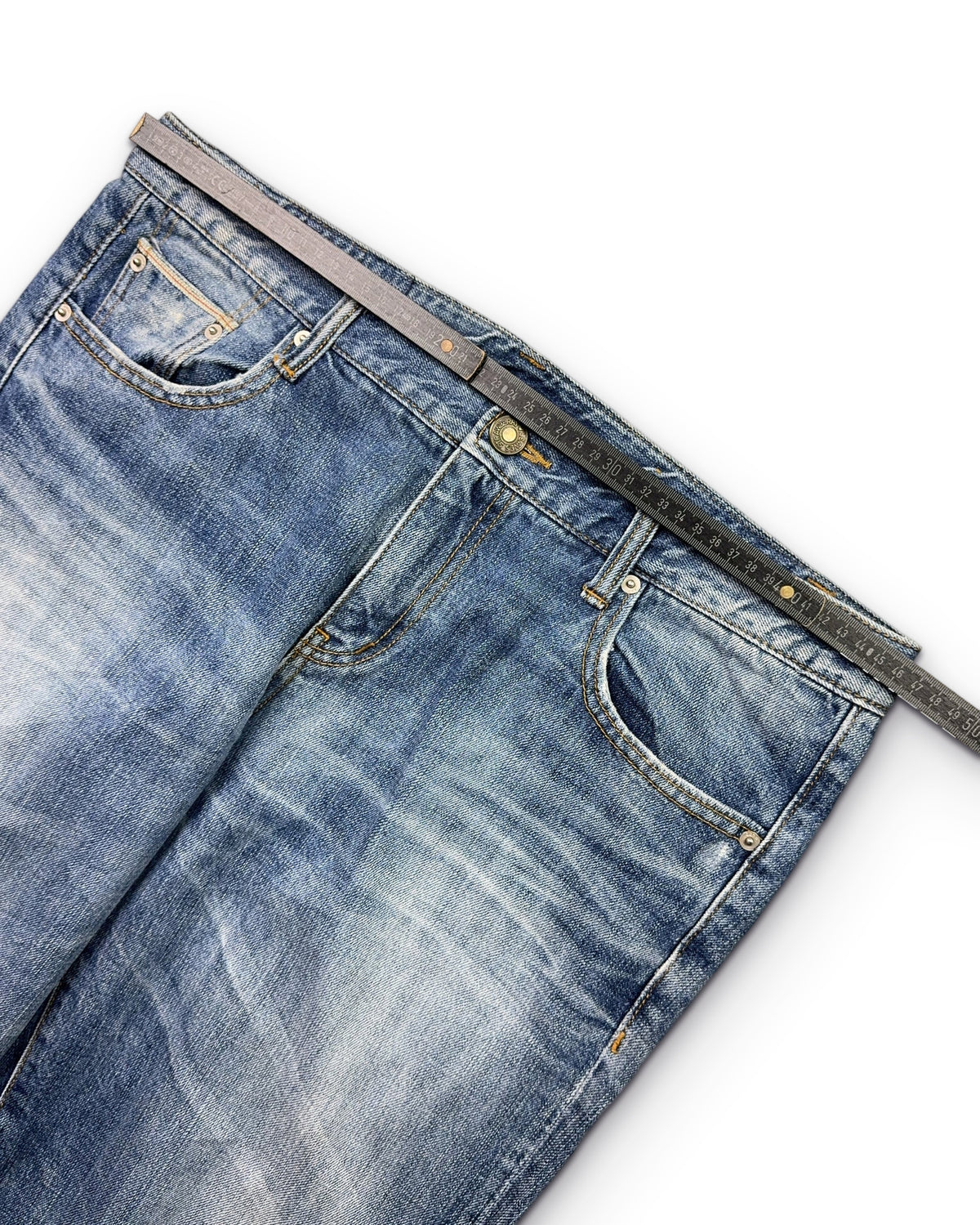 2000's Vovelle Vogue Japanese Archive Baggy/Bootcut Jeans *very rare 36x32 (XL)