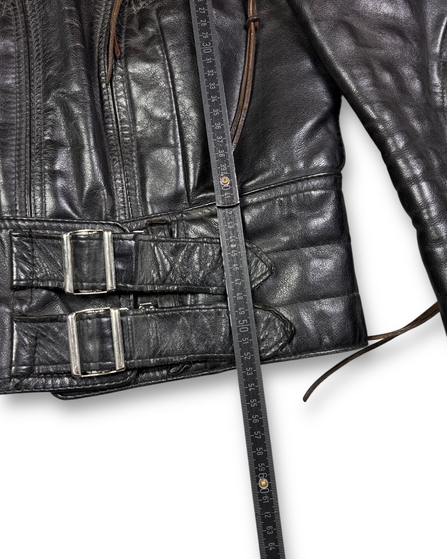 1990's Harro Biker Leather Jacket *very rare (S)