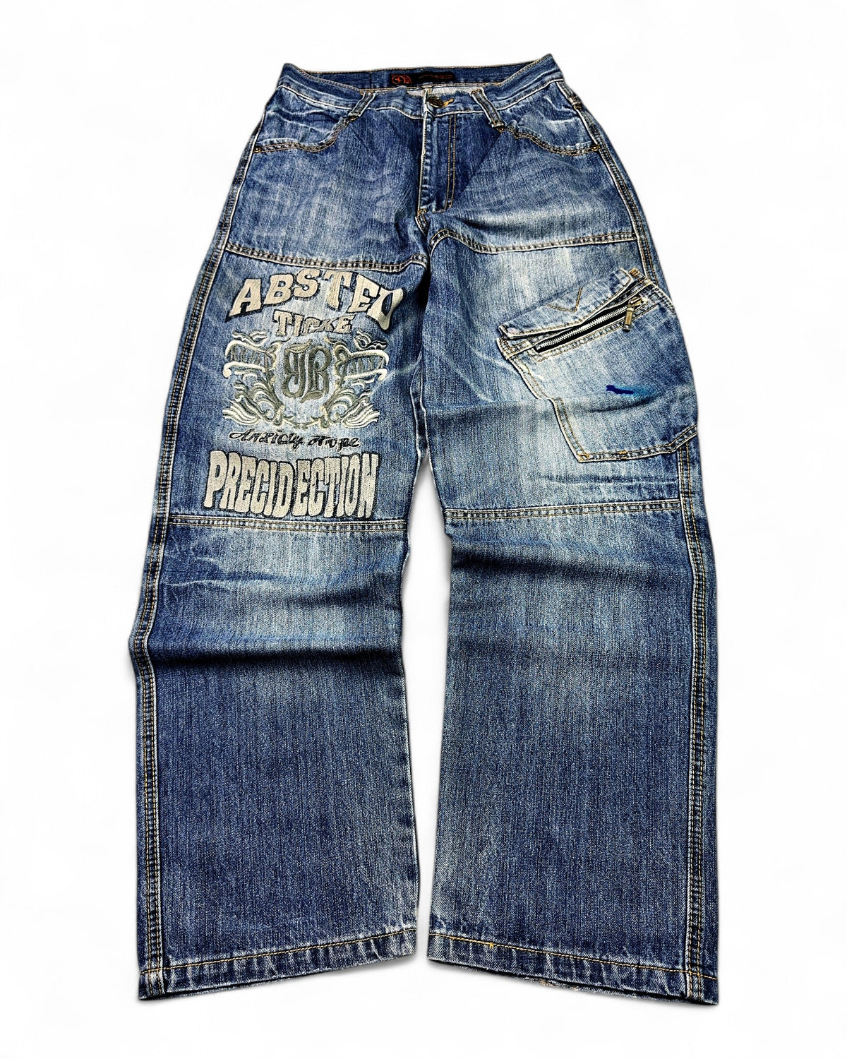 2000's X-jeans Hip Hop Baggy Jeans *rare 28x32 (S)