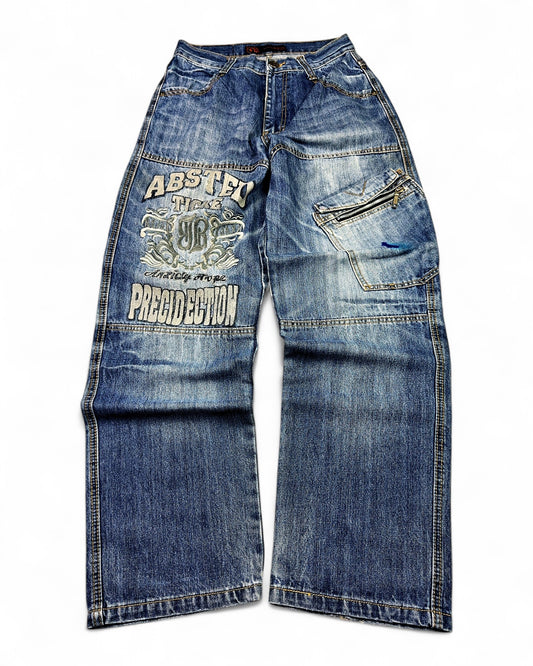 2000's X-jeans Hip Hop Baggy Jeans *rare 28x32 (S)