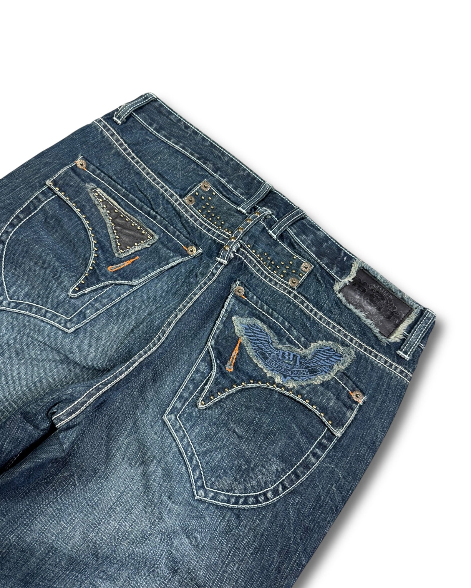 2000's Osaka Big Train Japanese Archive Baggy Jeans *extremely rare 38x30 (XXL)