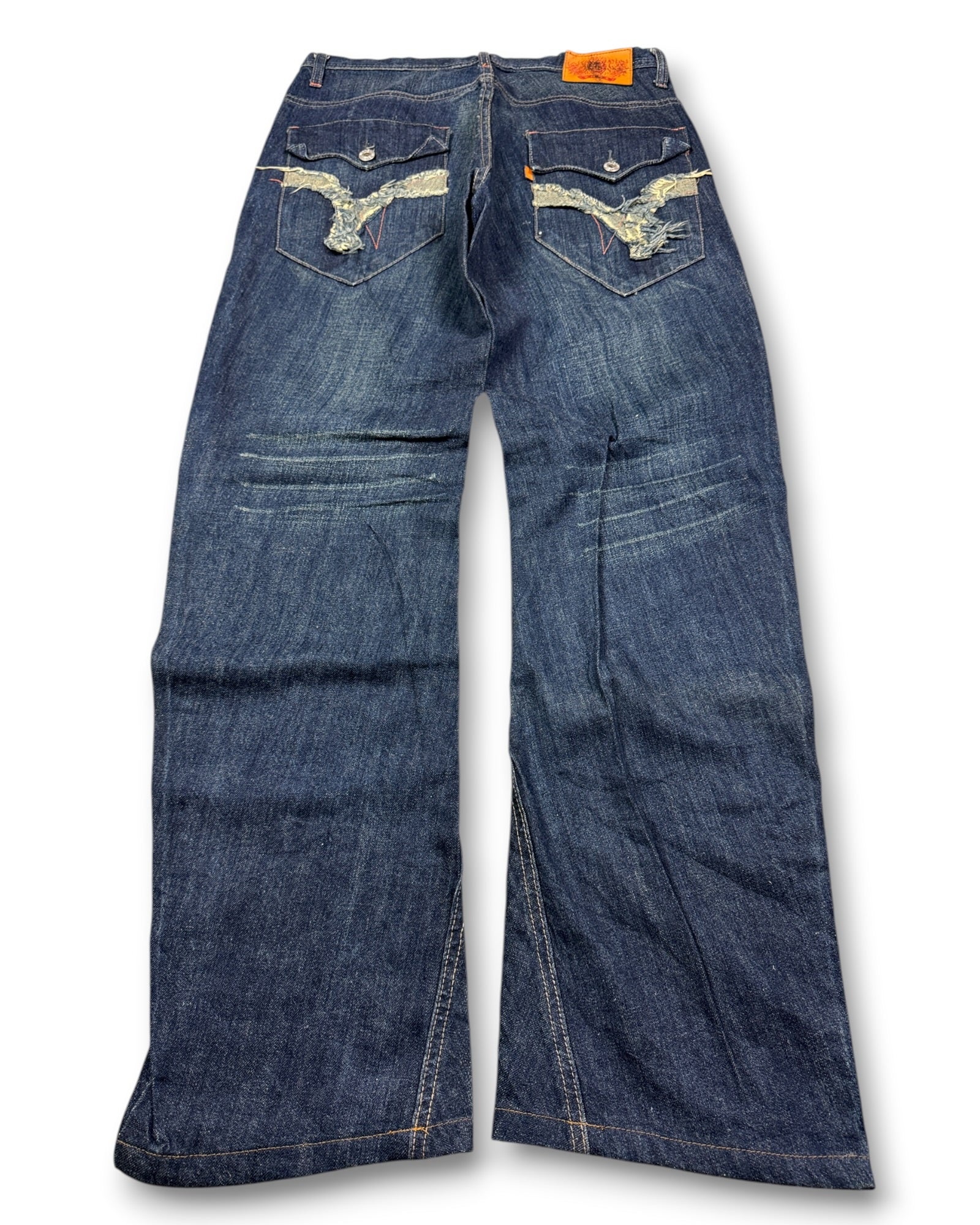 2000's Oni Straight/Baggy Japanese Jeans *very rare 32x32 (M)