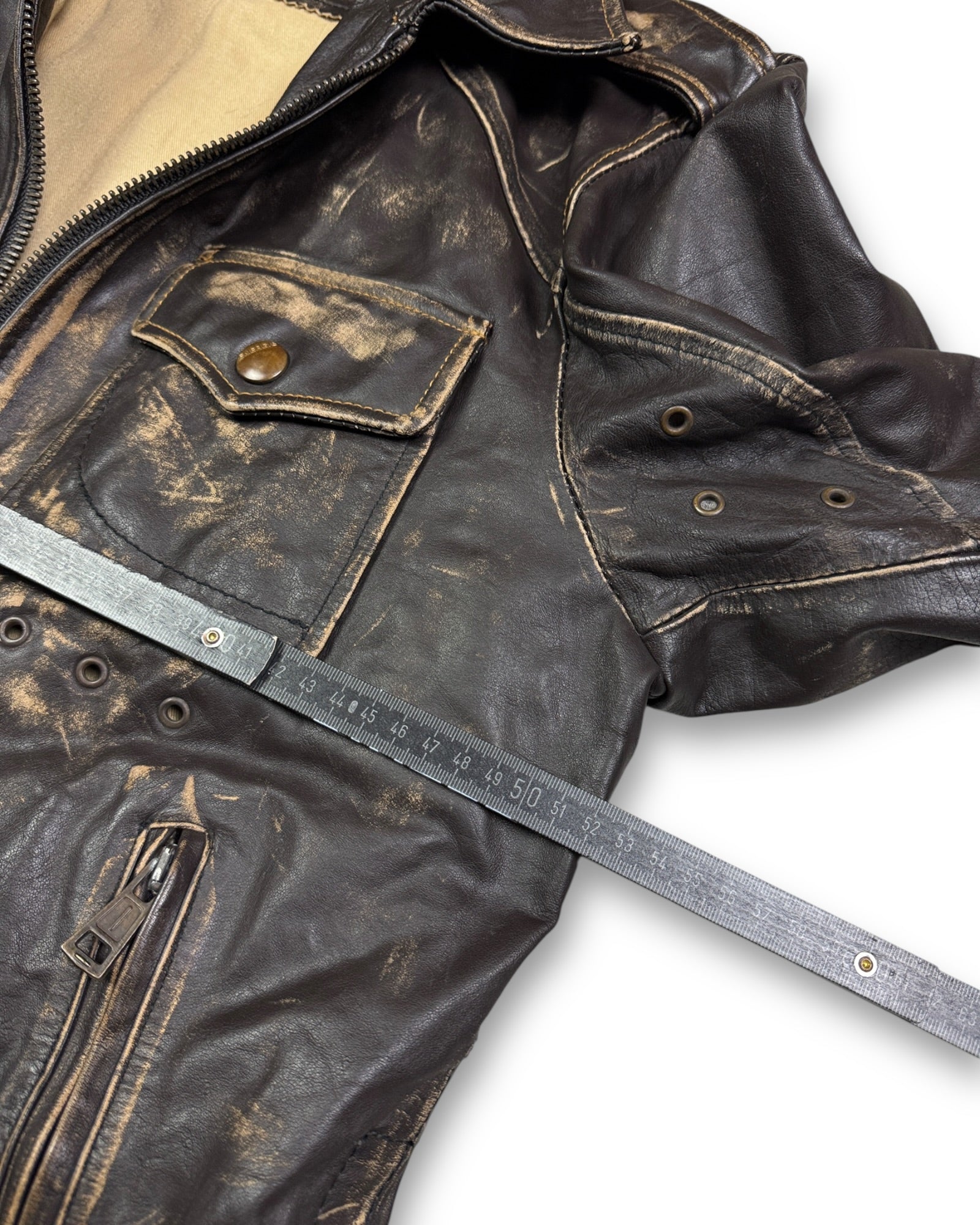 2000's Energie Archive Leather Jacket *very rare (L)