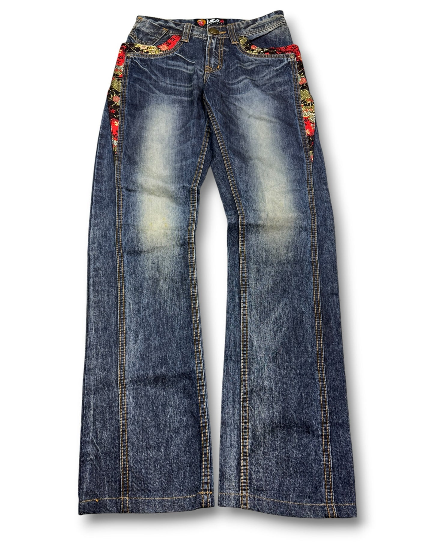 2000's Jizo Japanese Slim/Straight Jeans *very rare 26x30 (XS)