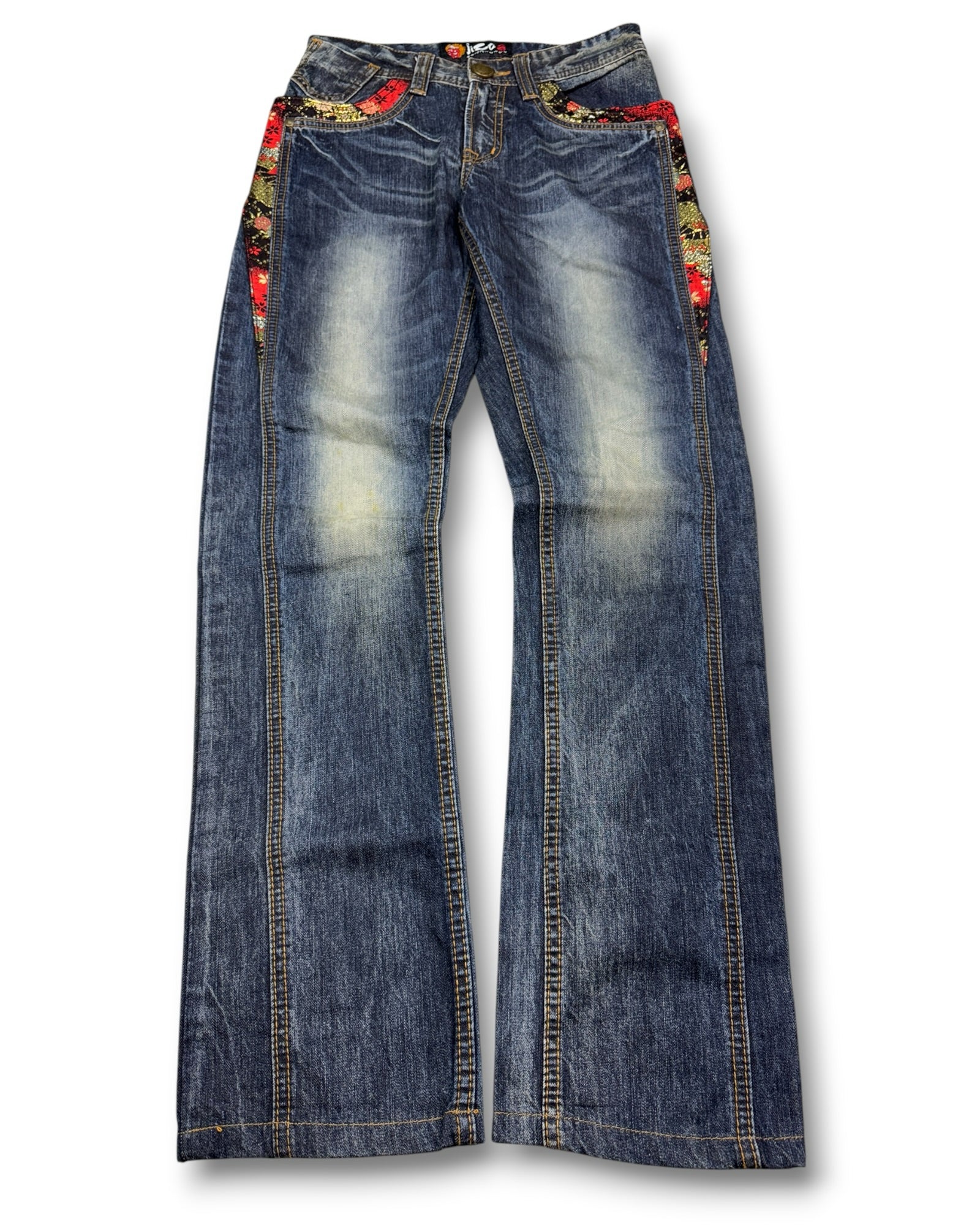2000's Jizo Japanese Slim/Straight Jeans *very rare 26x30 (XS)