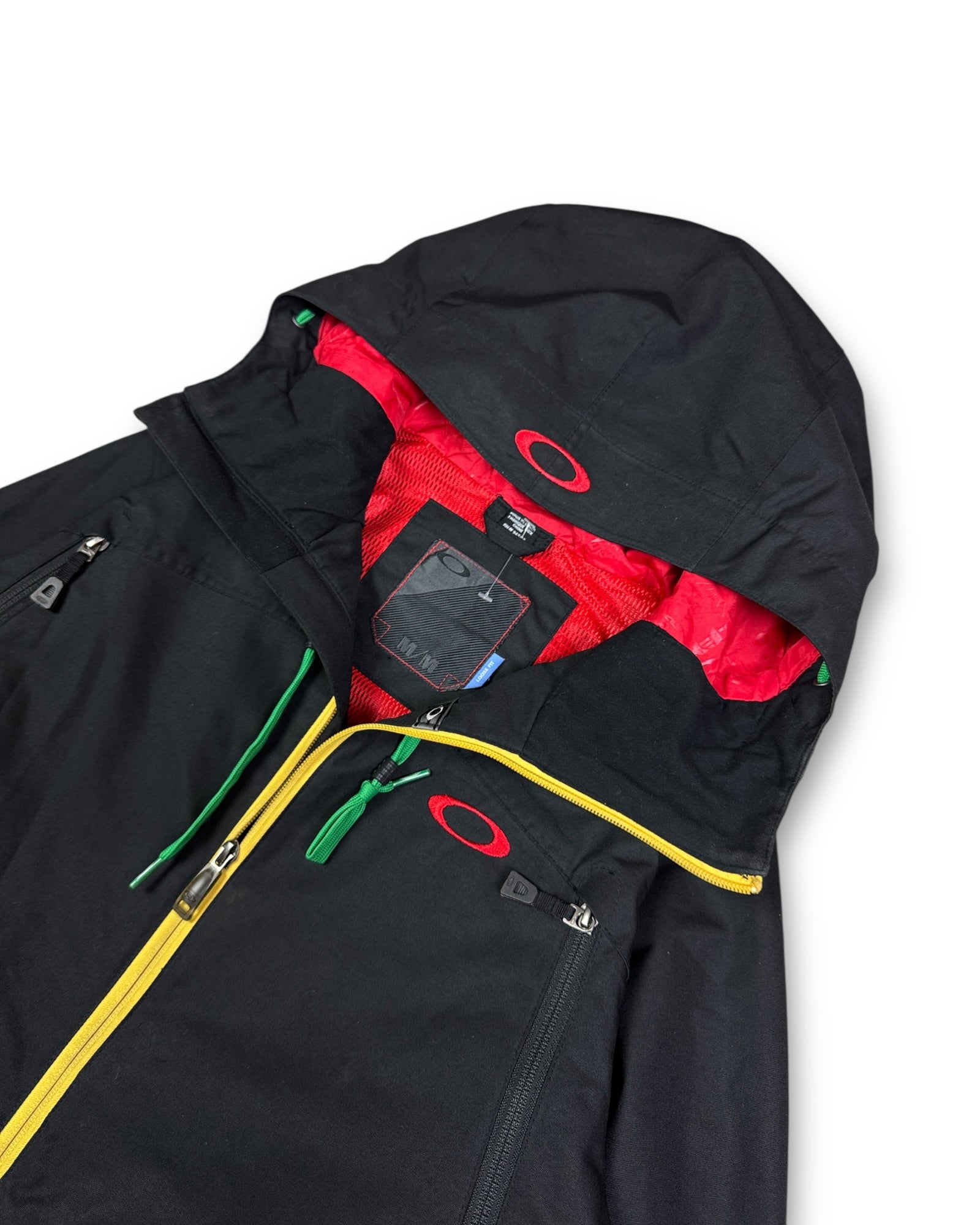 2000's Oakley Jamaica "Rasta" Snow Jacket Signature Series *very rare (M)